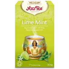 Yogi Tea BIO tēja ar laimu un piparmētru, 17pac./30,6g